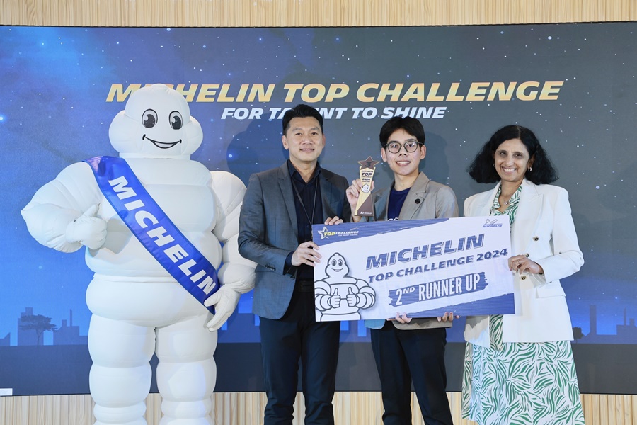 EGCHE congratulates Mr. Yatipat Hongthong on the occasion of receiving the 2nd runner-up award in the Michelin Top Challenge Internship program