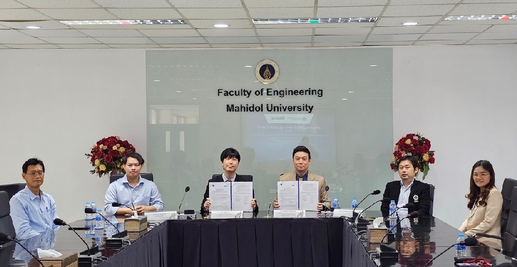 Signing Ceremony of the Memorandum of Understanding Between the Faculty of Engineering and MIDAS Information Technology Co., Ltd.