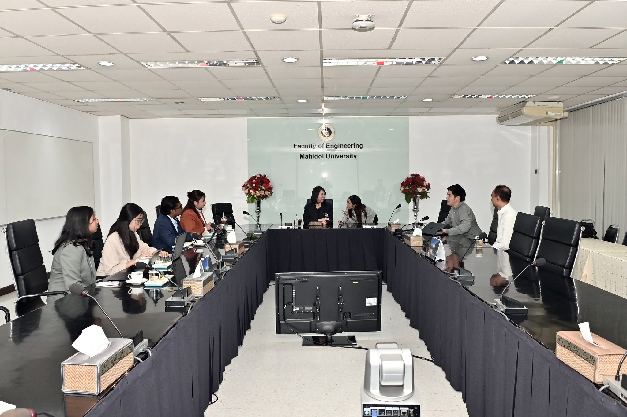 Mahidol Engineering Welcomes Research Delegation from the University of Texas at Austin to Discuss Future Research Collaboration